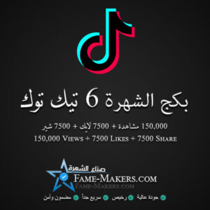 بكج الشهرة 6 تيك توك
